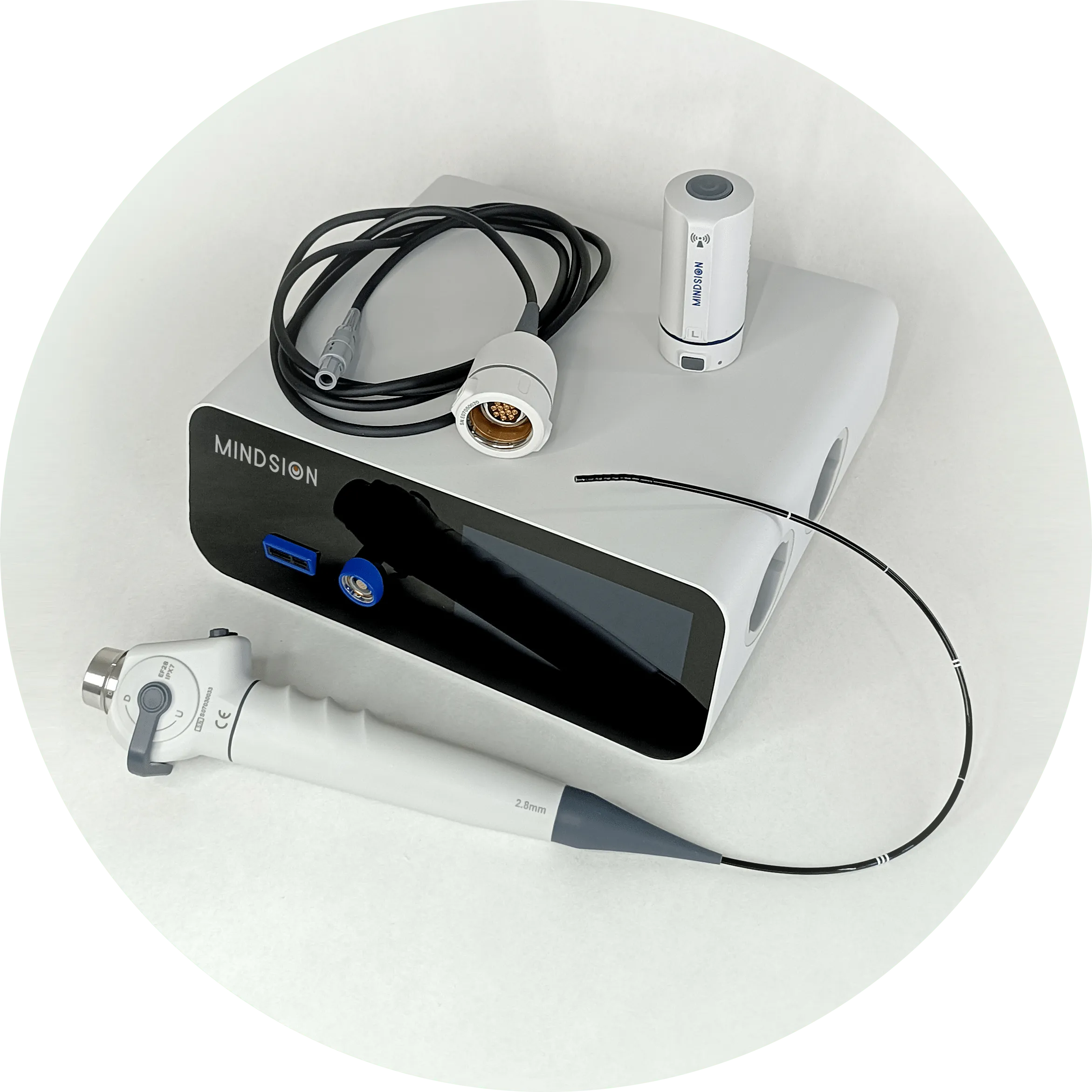 Гибкая беспроводная видеоэндоскопия Mindsion
